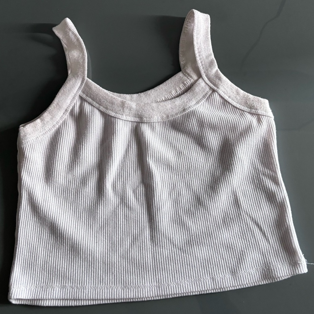 Cotton On White Crop Tank Top - Picture 2 of 7